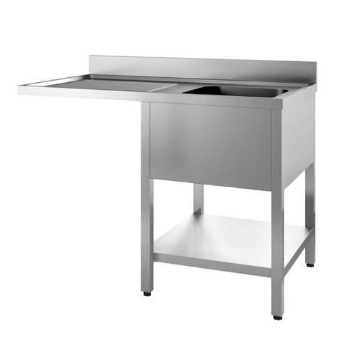 Plonge inox bassin droite - plonge,