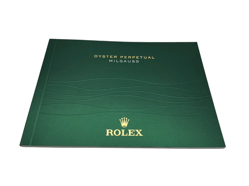 Rolex milgauss booklet - milgauss, –