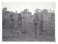 Originale photo c1935 Afrique Africa Congo Belge  - éthnie - femmes nues