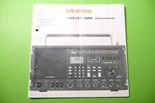 Manuel D'Utilisation Grundig Satellit 600 E, DE, FR, IT, ORIGINAL