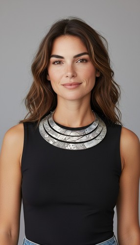 Collier plastron nelly - collier, biche