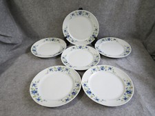 6 assiettes plates en