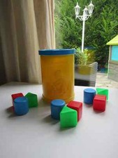 9 ⚜️ Ancienne Boite A Cube Fisher Price Vintage Année 1977 Vintage