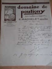 HIVE BEEKEEPING BEE - INVOICE - DOMAINE DE POULIQNY LOIRET DEP 45 (75)