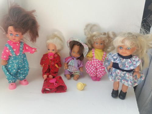 Lot mini poupées vintage - 5,