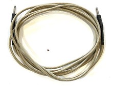 FENDER VINTAGE VOLTAGE BROWN / WHEAT  TWEED GUITAR CABLE / CORD - 18' FOOT