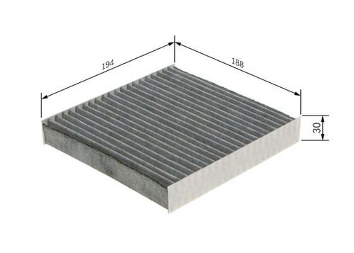 Filtre charbon actif - charbon,