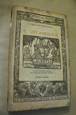 Giovanni Boccacci IL DECAMERONE Lauretta giornata VIII ottava / Formiggini 1923