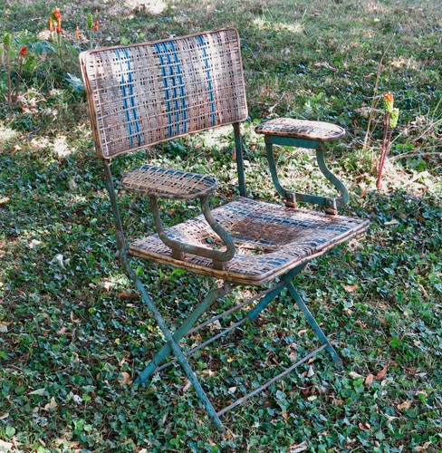 Fauteuil jardin etoile ancien - jardin, etoile,