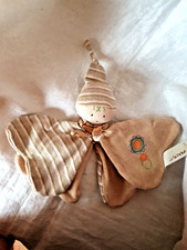 Doudou plat Lutin beige Trefle