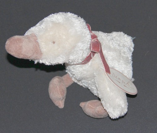 Doudou canard ecru - ecru, vieux