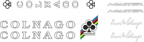 Adhésifs cadre colnago - adhésifs,