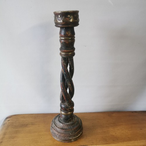 Ancien bougeoir bois - ancien,