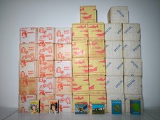 Lot 37 Paquets de 10 Boites Allumettes / 1980's France / Bistrot Bar Café