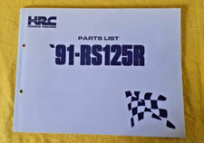 NEW NOS Honda RS125 NF4 1991 PART LIST