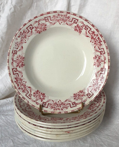 Assiettes creuses moulin des - moulin,