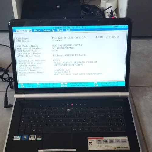 Packard bell easynote lj67 - easynote,