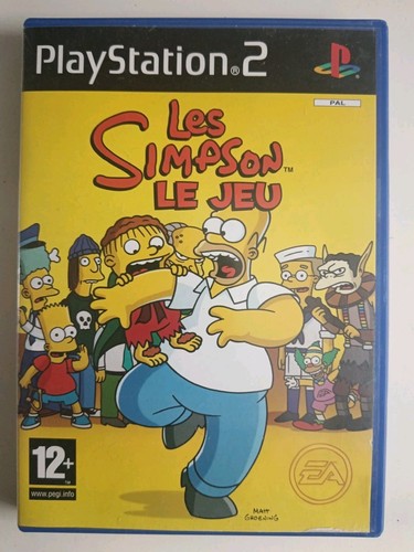 Jeu ps2 les simpson le - -, jeu"