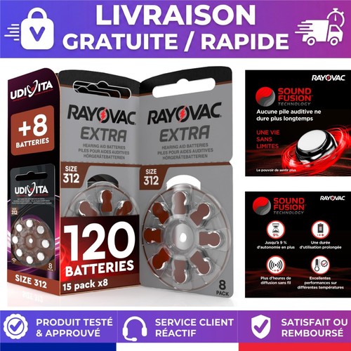 120 piles zinc air - zinc-air, rayovac