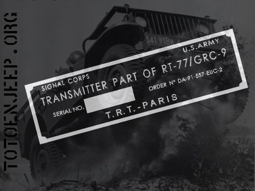 Grc9 rt77 transmitter paris - rt77,