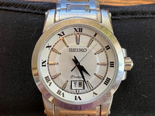 SEIKO PREMIER Quartz Men's Watch Sapphire crystal  6N76-00B0