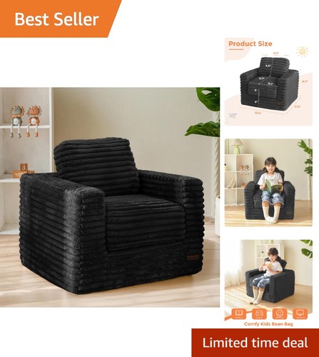 Stylish black striped kids - black,
