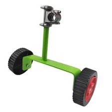 Roues de débroussailleuse réglables aide désherbage tâches de jardinage jard