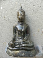 Shakyamuni Buddha Thai Thailand Buddhist Sculpture Bhumisparsha Mudra