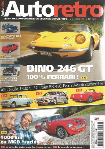 Auto retro 368 dino - 246, gt