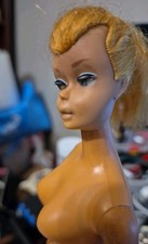 Vintage Ponytail Barbie Doll B12 Pat Pending Mattel 1966