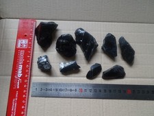 lot 9 pierres obsidiennes