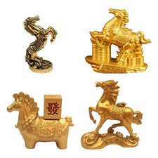 Statue de cheval décorative