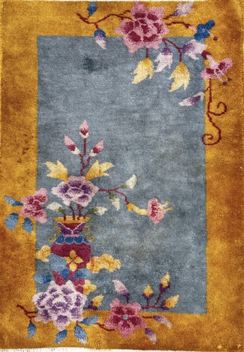 Tapis chinois art déco laine