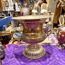 Antique Large Silver Metal Champagne Bucket Cooler Cup eXXe Medicis