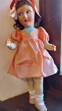 Antique Raynal or Lenci Felt & Fabric Doll, 52cm