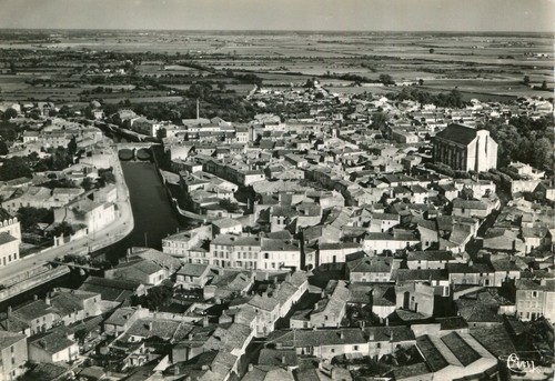 Carte marans vue - carte,
