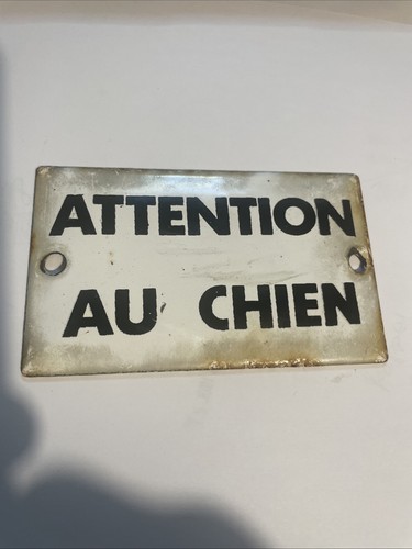 Ancienne plaque émaillée - ancienne, et