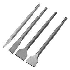 Lot De 4 Burins À Tige Ronde