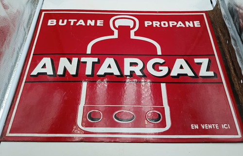Plaque émaillée butane - plaque,
