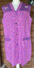Vintage Mixed Textile Dress / Blouse / Apron Size 46 ref B6