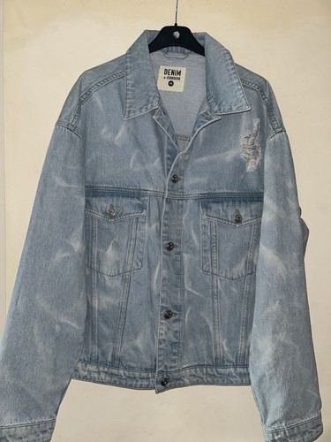Veste jean homme - jean, oversize