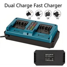 90W Fast Charger for Bosch 18V GBA Battery Dual Port Charger With LED BAT612