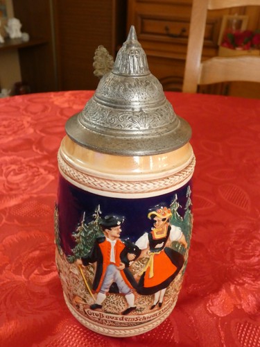 Ancienne chope bière gres - bière,