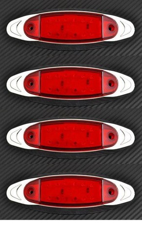 Led rouge arrière marker - 4x,