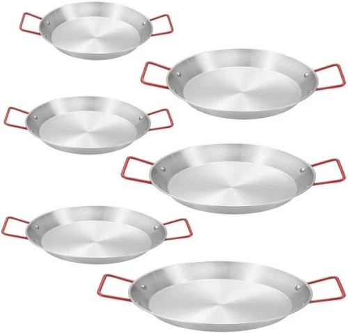 Poêle paella acier - poêle, à