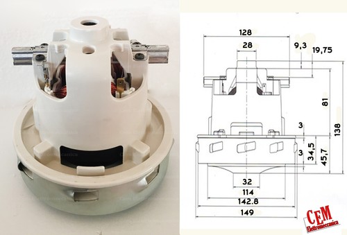 Moteur pour aspirateur hilti - moteur,
