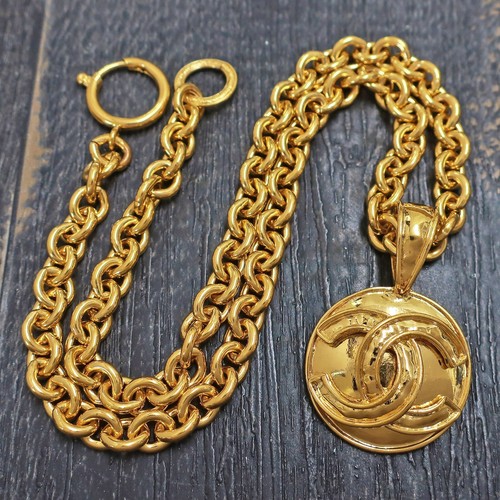 Collier pendentif chaîne - , rond
