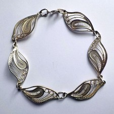 Bracelet filigrané en argent