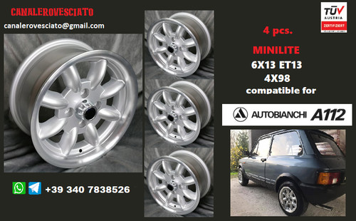 Jantes minilite pouces - 4,