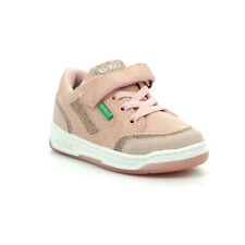 Kickers Baskets Fille Kouic Avec Fermeture Scratch Et Lacets Élastiques - 53 (